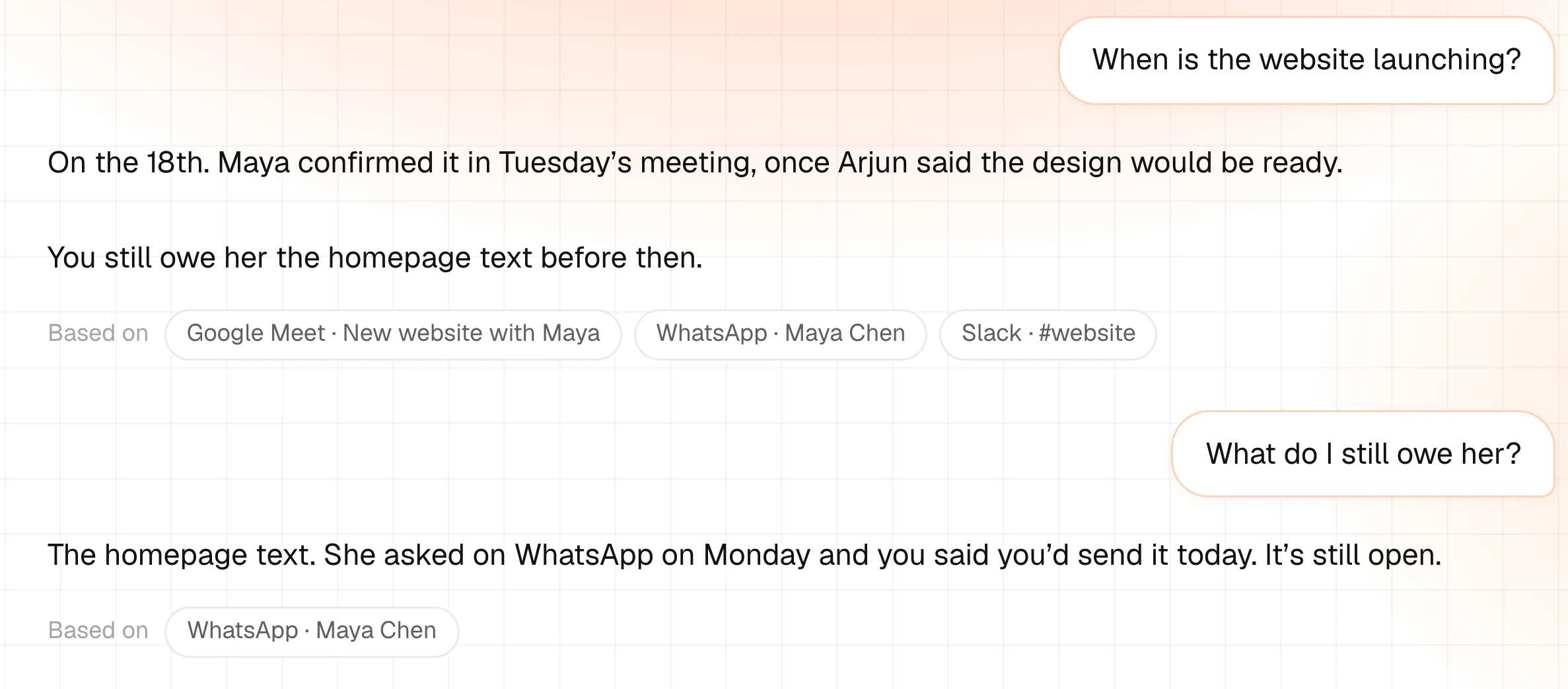 An answer: the website launches on the 18th, with its sources